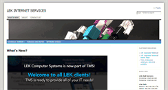Desktop Screenshot of lek.net